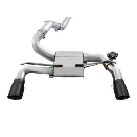 AWE Ford Focus RS SwitchPath Cat-back Exhaust - Diamond Black Tips