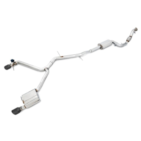 AWE Audi B9 A5 SwitchPath Exhaust Dual Outlet - Diamond Black Tips (Includes DP and Remote)