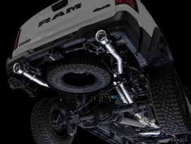 AWE 0FG Catback Exhaust for RAM RHO - Chrome Silver Tips