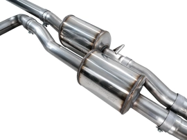 AWE 0FG Catback Exhaust for RAM RHO - Diamond Black Tips