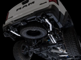 AWE 0FG Catback Exhaust for RAM RHO - Diamond Black Tips