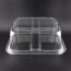 64oz Anti-fog Clear Hinged Tamper Evident Container