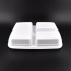 LRR 39oz 3-Comp (DT339) White Rectangle Container 150set/cs
