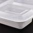 LRR 39oz 3-Comp (DT339) White Rectangle Container 150set/cs