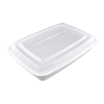 LRR 58oz (TY58) White Rectangle Container 150set/cs