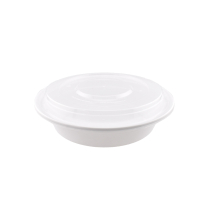 LRR 24oz (RC24)  White Round Container 150set/cs