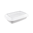 LRR 26oz (T25) White Rectangle Container 150set/cs