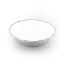 8" Foil/Paper Heavy Duty Lid Round White 500/cs