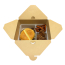 #4 96oz Kraft Togo Food Box 8.7x6.5x3.5" 160/cs