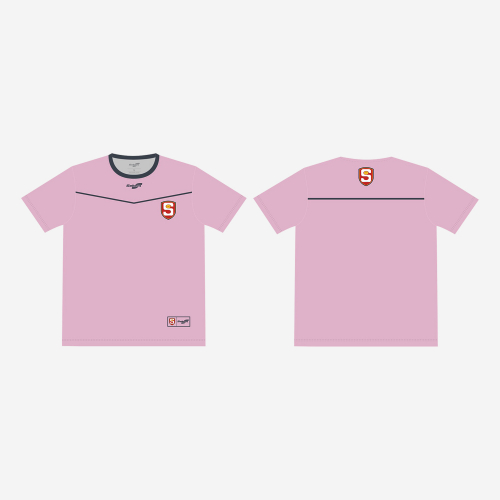 SANFL SENIOR UMPIRING MENS PINK SHORT SLEEVE TEE