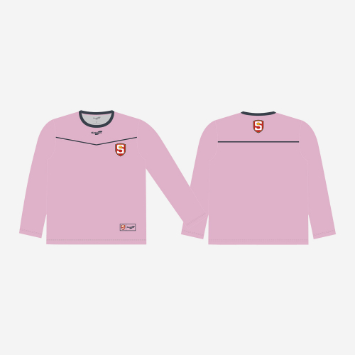 SANFL SENIOR UMPIRING WOMENS PINK LONG SLEEVE TEE
