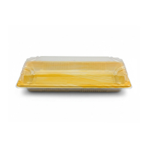 Wood Colour PET Sushi Tray (1102/01ML)226*90*45mm 400sets/cs