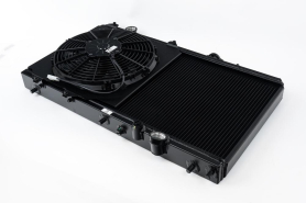 CSF K-Swap 92-00 Honda Civic / 94-01 Acura Integra All-Aluminum Radiator - Black