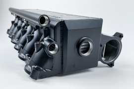 CSF BMW Gen 2 B58 Race X Charge Air Cooler Manifold - Thermal Dispersion Black