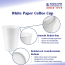 16oz White Paper Hot Cup (Fit OD90W) 1000/cs