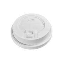 OD90-White PP Lid with Cap for 10-20oz Paper Cup 1000/cs