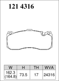 Dixcel Type ES Brake Pads - Mini Cooper JCW GP R56/BMW 1 Series E8X/3 Series E9X (Front)