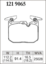Dixcel Type M Brake Pads - BMW M2 F87/M3 F80/M4 F82/BMW E Series M Sports (Front)