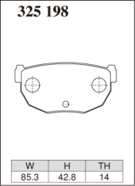 Dixcel Type S Brake Pads - Nissan Silvia/180SX/200SX/300ZX (Rear)