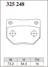 Dixcel Type Z Brake Pads - Subaru WRX 01-07/Nissan R32/R33/R34 (Rear)