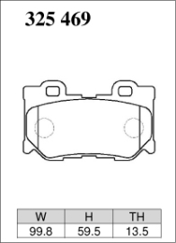 Dixcel Type Z Brake Pads - Nissan 370Z Z34/Infiniti G37 V36 (Rear)