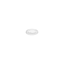 45mm PET Lid for P075/P100 Portion Cup 2500/cs