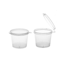 1oz PP Portion Cup with Hinged Lid 599190 1000/cs