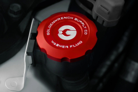 Goldenwrench Supply BMW M Car E9X Series BLACKLINE Performance Edition Washer Fluid Cap