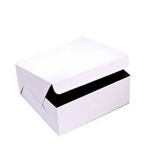 9x6x3.5" White Cake Box 250/pk