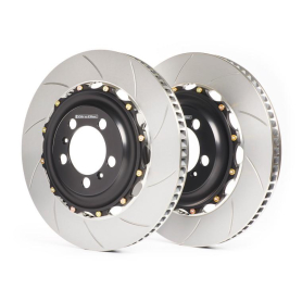 Girodisc Porsche 718 S, 991.2, 992 Carrera Front Rotors, incl. spacers & bolts