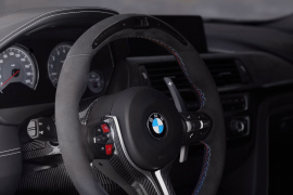 Goldenwrench Supply BMW F Chassis BLACKLINE Spec Billet Paddle Shifter Set - Black