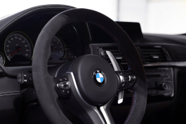 Goldenwrench Supply BMW F Chassis BLACKLINE Spec Billet Paddle Shifter Set - Silver