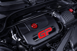 Goldenwrench Supply MINI 2020+ JCW / GP3 (F5X) BLACKLINE Performance Engine Cap Set (Oil Cap / Coolant Cap) - (Red)