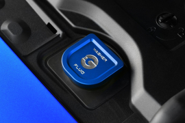 Goldenwrench Supply BMW M Car G8X Series BLACKLINE Performance Motorsport BLUE Washer Fluid Cap