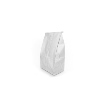 2LB White Paper Bag (BULGWL02) 4.125x2.5x8.125" 500/pk