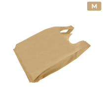 Kraft Fabric T-Shirt Bag 10+6.5x20 (M) 32GSM  600/cs