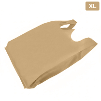 Kraft Fabric T-Shirt Bag 15+7x24 (XL) 40GSM 300/cs