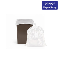 20x22" White Regular Strong Garbage Bag 500/cs
