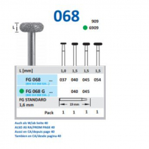 HORICO DIAMOND ROUND WHEEL BUR