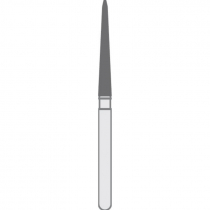 INTFG166015F POINTED BUR 166 DIAM 015 FINE GRIT 6PCS