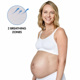 Keep Cool&trade; Breathable Maternity and Nursing Bra White