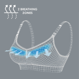 Keep Cool&trade; Breathable Maternity and Nursing Bra White