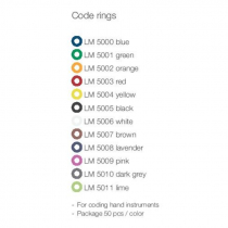 LM CODE RINGS PINK 50PCS