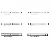 LM STRIPS WITHOUT BLANKS ONE-SIDED 3MM 50PCS