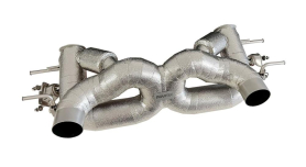 Maserati MC20 | Power Optimised Exhaust System with Flap-Regulation - Gold Plated Inconel