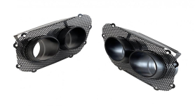 Ferrari 812 Superfast/GTS | Novitec Tailpipes Set with New Mesh-Insert - Black