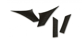 Ferrari 488 Pista/Spider | Cover For Mirrors Set - Visible Carbon