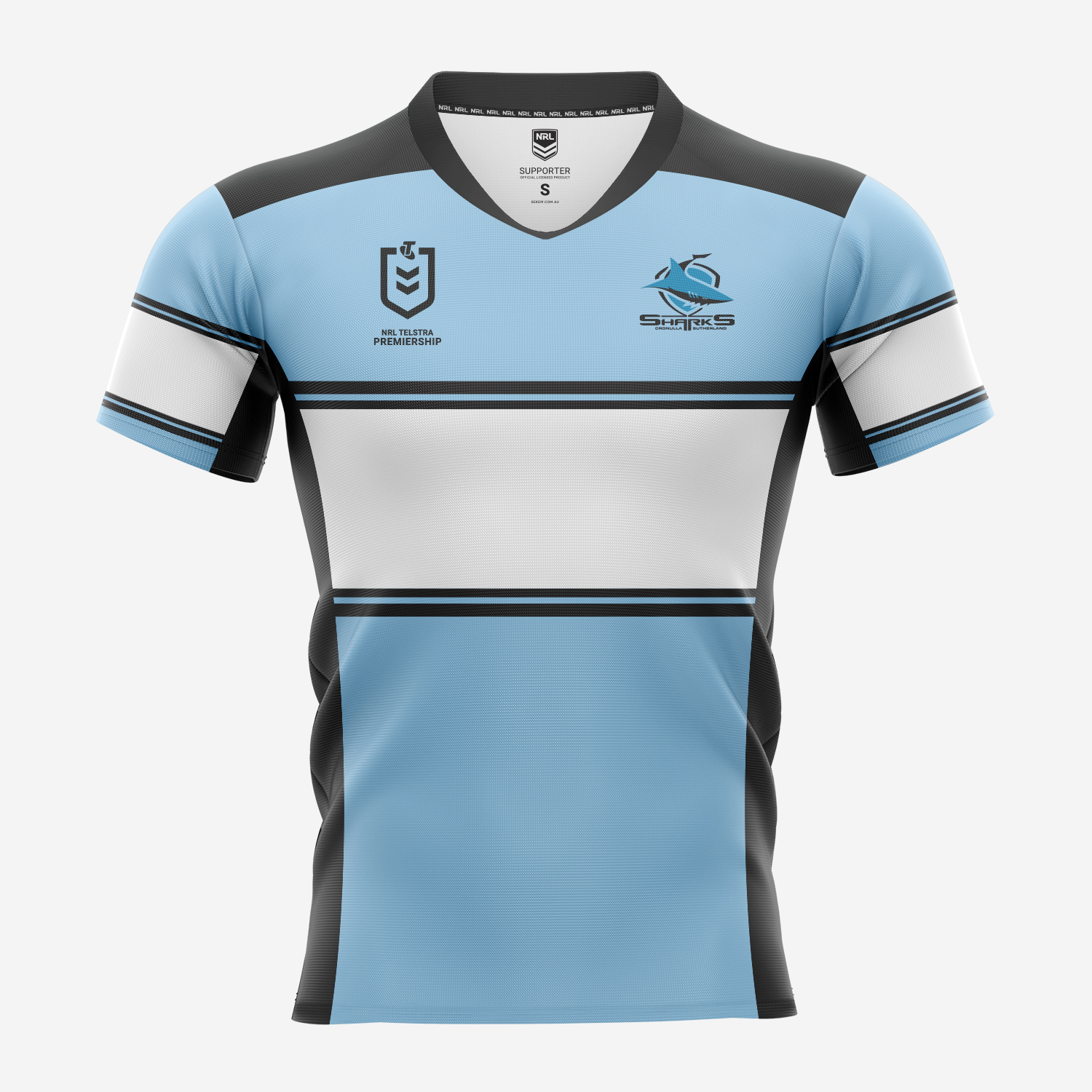 Cronulla Sharks NRL Replica Jersey - Front View
