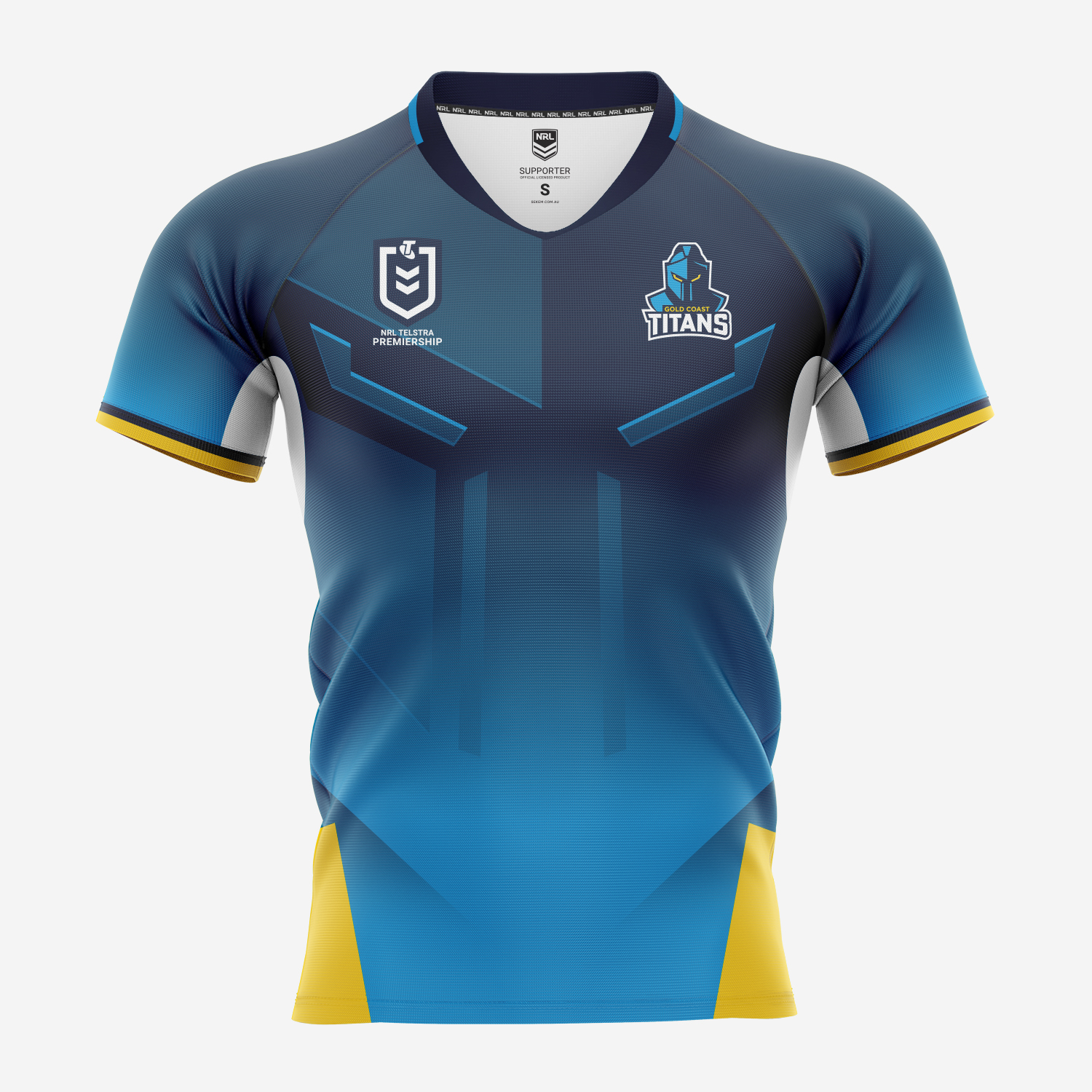 Gold Coast Titans NRL Replica Jersey - Front View