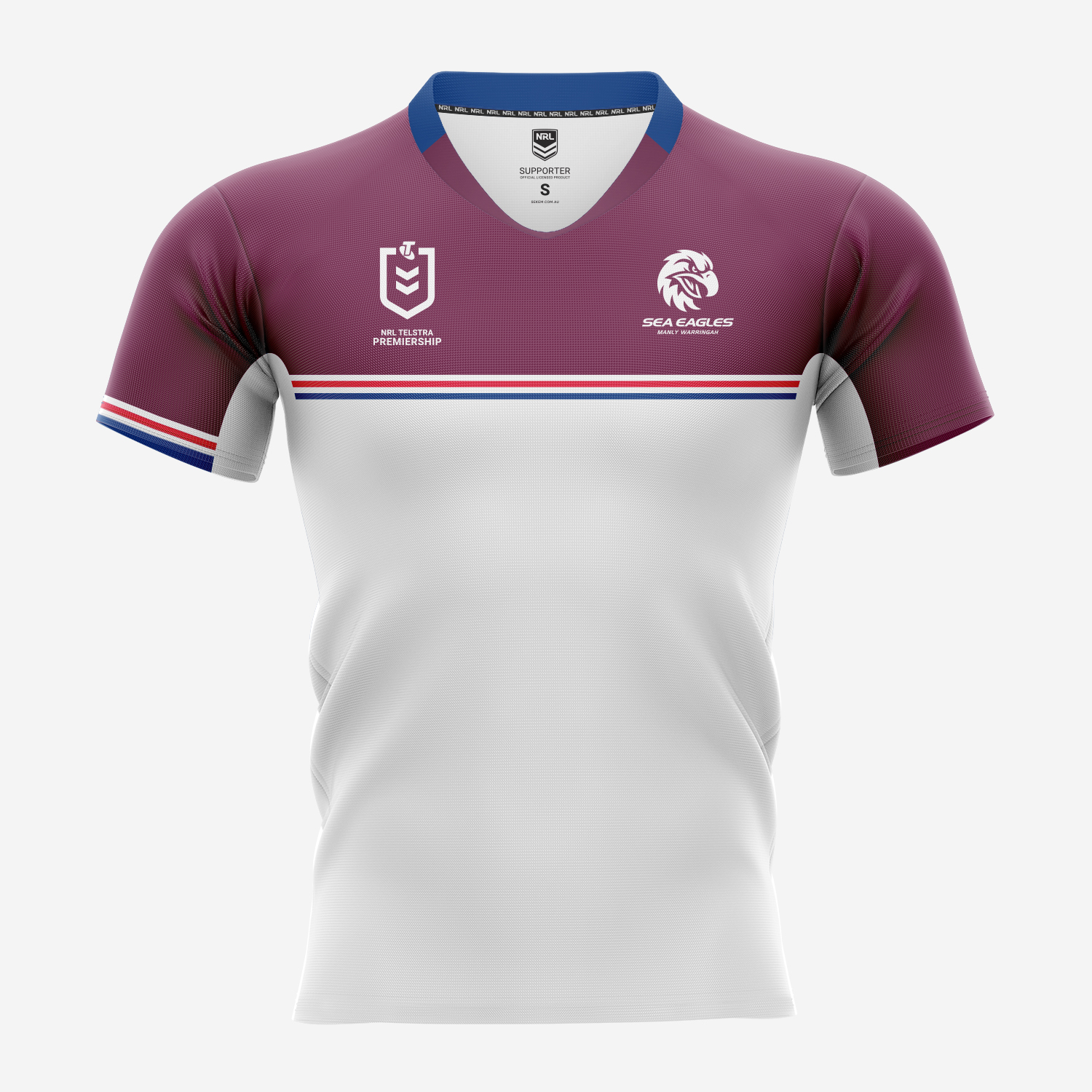 Manly Sea Eagles NRL Replica Jersey - Front View